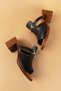 Women's Genuine Leather Medium Heeled Daily Stylish Slippers Iz.1308 - 8