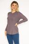 Women's Large Size Lilac Lycra Camisole Blouse 65n35177