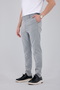 Men's Gray Quality Stretchy Lycra Ankle Length Relaxed Fit Slim Fit Fabric Pants