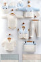 Elephant Embroidered Baby Boy Newborn 10 Piece Hospital Release Bodysuit Set