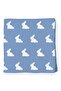 Mono Lapin Royal Blue Muslin Baby Cover - 4