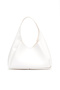White Shk19 Faux Leather, Snap Closure, Single Compartment, Zipper Makeup Bag, Hand, Arm and Shoulder Bag - 3