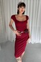 3-Piece Suit Including Waist Bag and Belt Pencil Dress - 6
