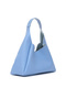Blue Shk19 Faux Leather, Snap Closure, Single Compartment, Zippered Makeup Bag, Hand, Arm and Shoulder Bag - 2