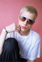 Viva Blue Orange Men's Sunglasses - 4