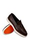 Genuine Leather Brown Tasseled Men's Loafer - 3