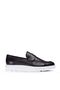 Men's Black Comfort Loafer Shoes - 4