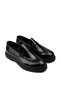 Genuine Leather Black Loafer Men's Shoes - 3