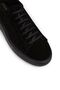 Genuine Suede Black Men's Sneaker Shoes - 5