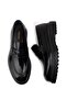 Genuine Leather Black Loafer Men's Shoes - 5