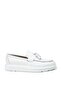 Men's White Genuine Leather Comfort Loafer Shoes