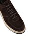 Genuine Suede Brown Men's Sneakers - 5
