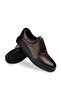 Genuine Leather Brown Casual Men's Shoes - 3