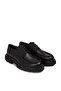 Genuine Leather Black Men's Casual Shoes - 2