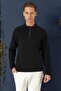 Swt 012 Swea Slim Fit Navy Blue Sports Sweatshirt No. 47 - 4