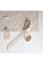 Libera Double Duvet Cover Set 100% Organic Cotton Linen Süzene Embroidered Cream-Terra 200x220 Cm - 5