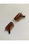Vintage Quadrilateral Unisex Glasses - 3