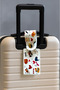 2 Pieces of Cute Patterned Luggage Tags – Waterproof , Durable Pvc Travel Accessory 2 Pieces - 9