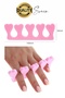 5Pcs Flexible and Comfortable Manicure Pedicure Set - Hand Foot Nail Polish Finger Separator Sponge Apparatus - 5
