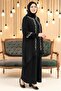 Efsun - Evening Dress - Black - Fhm628 - 4