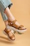 Women's Soft Orthopedic Sole Velcro Sports Sandals - 3