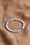 Certified Howlite - Hematite Natural Stone Bracelet with Zircon Apparatus - 3