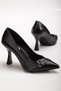 Patent Leather Women's Heeled Shoes – Opening Leather Stylish with Mulini Signature - 2