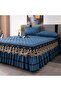 Luxury Satin Bed Sheet Set With 2 Pilow Cover - 6