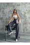 Women's Pleated High Waist Lycra Palazzo Trousers 3024 - 7