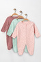 Enia Baby 100% Cotton Snap-Button Footed Floral Themed Romper - 2