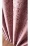 ستارة خلفية من قماش الجاكار الساتان ذات ثنيات مزدوجة وجناح مزدوج من Truva Dusty Rose مع نمط مشرق - 5