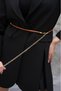 Gold Detailed Rope Belt Chain Belt Dress Belt Shirt Belt Jacket Belt - 2