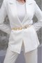 Seashell Star Detailed Chain Belt Women's Belt Dress Belt Shirt Belt Coat Belt - 2