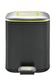 Regent 9l Pedal Bin – Charcoal Black, Soft-close Lid, Brushed Stainless Steel, Fingerprint-resistant