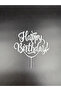 Happy Birthday Cake Topper Gray - Happy Birthday - 2