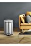 Eva Series | 5l Brushed Stainless Steel Pedal Trash Bin | Soft-closing & Fingerprint-resistant