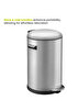 Belle Series | 20l Brushed Stainless Steel Pedal Trash Bin | Soft-closing & Fingerprint-resistant - 4