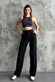 Women's Double Crepe Lycra Velcro Closure Palazzo Trousers 1103 - 3