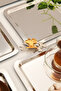 Nesto Stainless 6-Piece Set Butterfly-Detail General Serving Tray Silver - 6