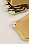 Naldo Italian Model Silver Stone Detailed 6-Piece Presentation Tray Gold - 3