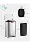 Pedal Trash Can – 13 Gallon / 50l Stainless Steel Bin | Soft Close Lid, Step-on Foot Pedal Bin - 4