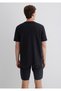 Printed Black T-Shirt Loose Fit / Loose Relaxed Fit 0612611-900 - 4