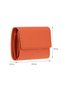 Women's Genuine Leather Wallet with 12 Card Slots, Coin Compartment, Magnetic Cover, Stylish Card Holder Wallet - 6