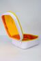 Orange Color Transparent Skin Care and Makeup Bag - 6