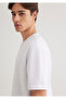 Crew Neck White Basic T-Shirt Loose Fit / Loose Relaxed Fit 0612518 -620 - 6