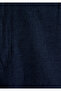 Linen Blended Navy Blue Trousers 0010293 -70757 - 7