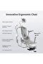 Sihoo High Back Ergonomic Mesh Chair With 3d Adjustable Ideal For Home And Office - Light Grey - 6