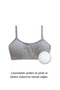 95% Cotton Girls' Thin Strap Training Bra Set of 3 |   Half Athlete - 5