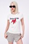 Ecru Printed Women's T-Shirt Sh249 - 2