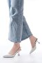 St-002 White Patent Leather Daily 7 cm Heeled Shoes - 2